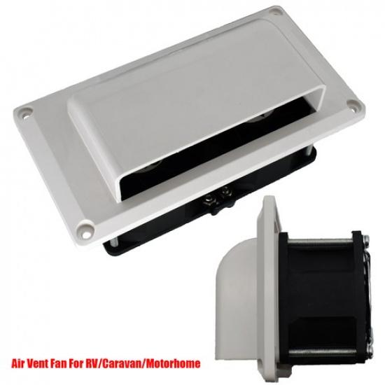 RV Trailer Car Air Vent Ventilation Side Fan Blower Cooling Exhaust Outlet 12V