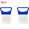 1/2/3/4pcs Effortlessly Slice Onions with This 1pc Colorful Onion Slicer Kitchen Stainless Steel Potato Chip Onion Holder