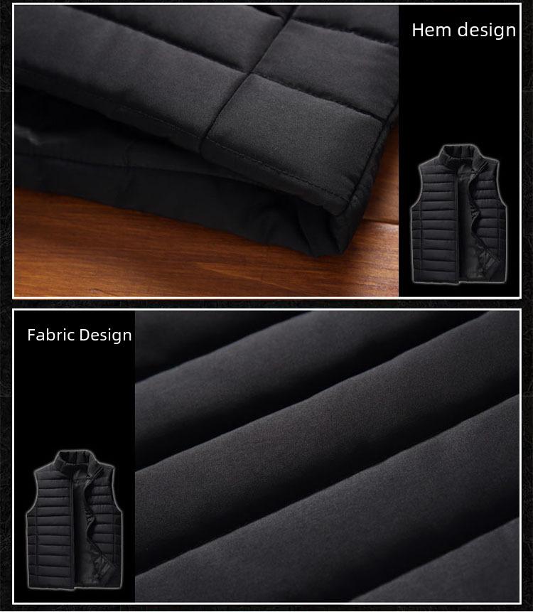 Men's Autumn & Winter Korean Style Down Cotton Casual Vest Waistcoat