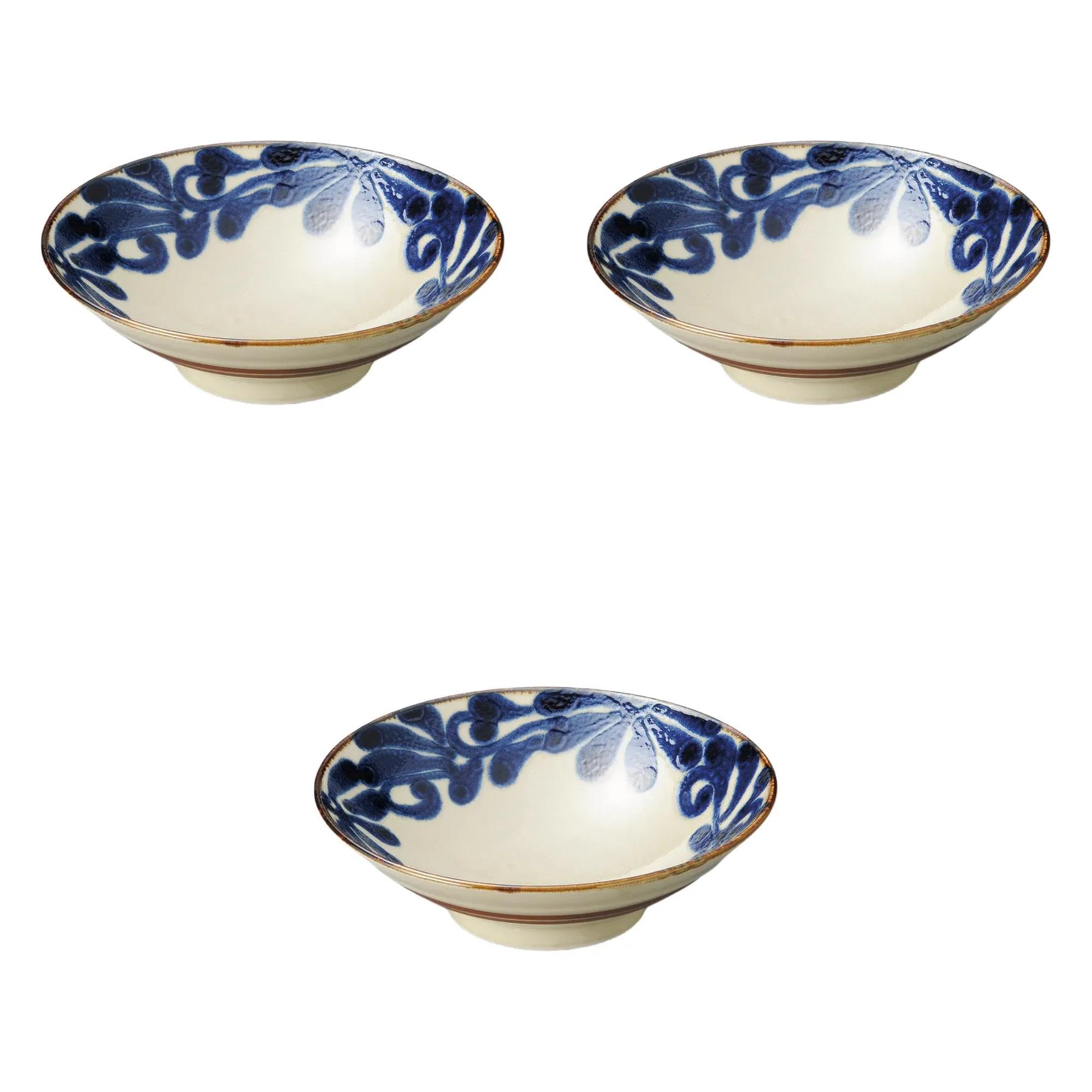 

Set of 3 Nanpu noodle bowls x Noodle dish Setomonohonpo 8.0 [24.5 7.5 cm]