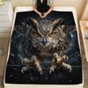 1PC 3D Flyout  Print FlAannel Blanket, High quality Comfortable for All Seasons, Home Decor, Warmth and Comfort