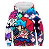 Felpe con cappuccio Anime Game Friday Night Funkin Felpe con stampa 3D Felpe con cappuccio per ragazzi e ragazze Pullover alla moda Cartoni animati Tute per bambini Abbigliamento