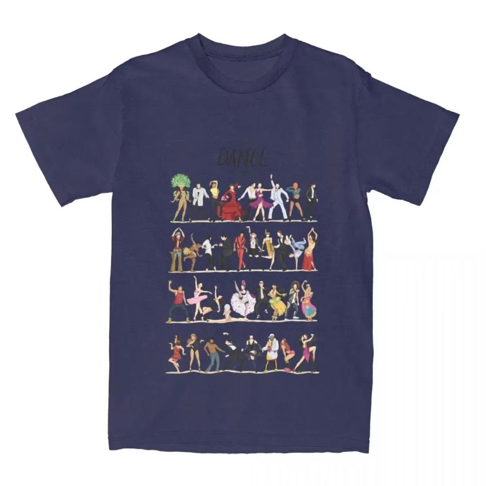 Vintage Beliebte Popkultur Tanz T-Shirts für Männer Frauen Lustige Weltberühmte Tänze T-Shirts Sommerkleidung