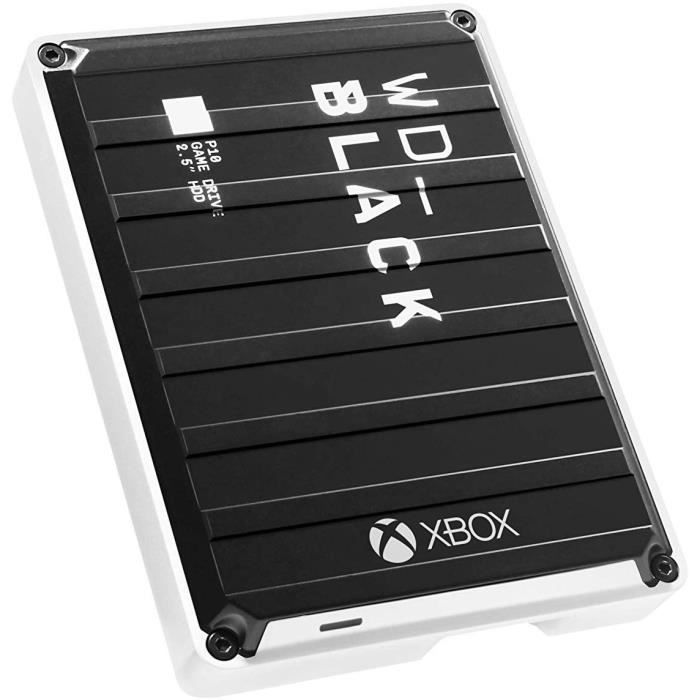 WD_BLACK P10 Game Drive - Disque Dur Externe Gaming - 3To - 2,5" - Xbox One™ + Abonnement Gratuit 1 Mois Xbox Game Pass