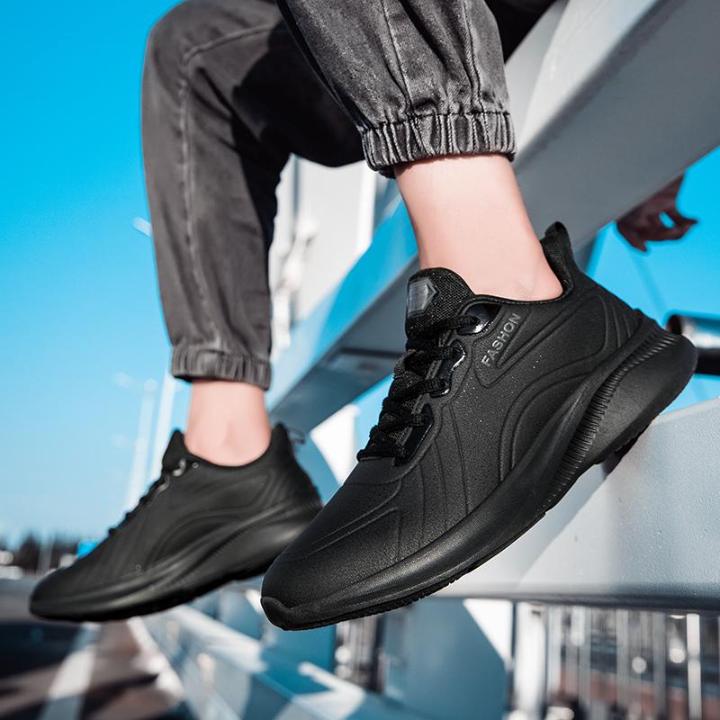 New Cushioned Running Shoes Men Runners Lace-up Jump Rope Non-slip Outdoor Sneakers Ultra-Light Support Comfort Man Trainers