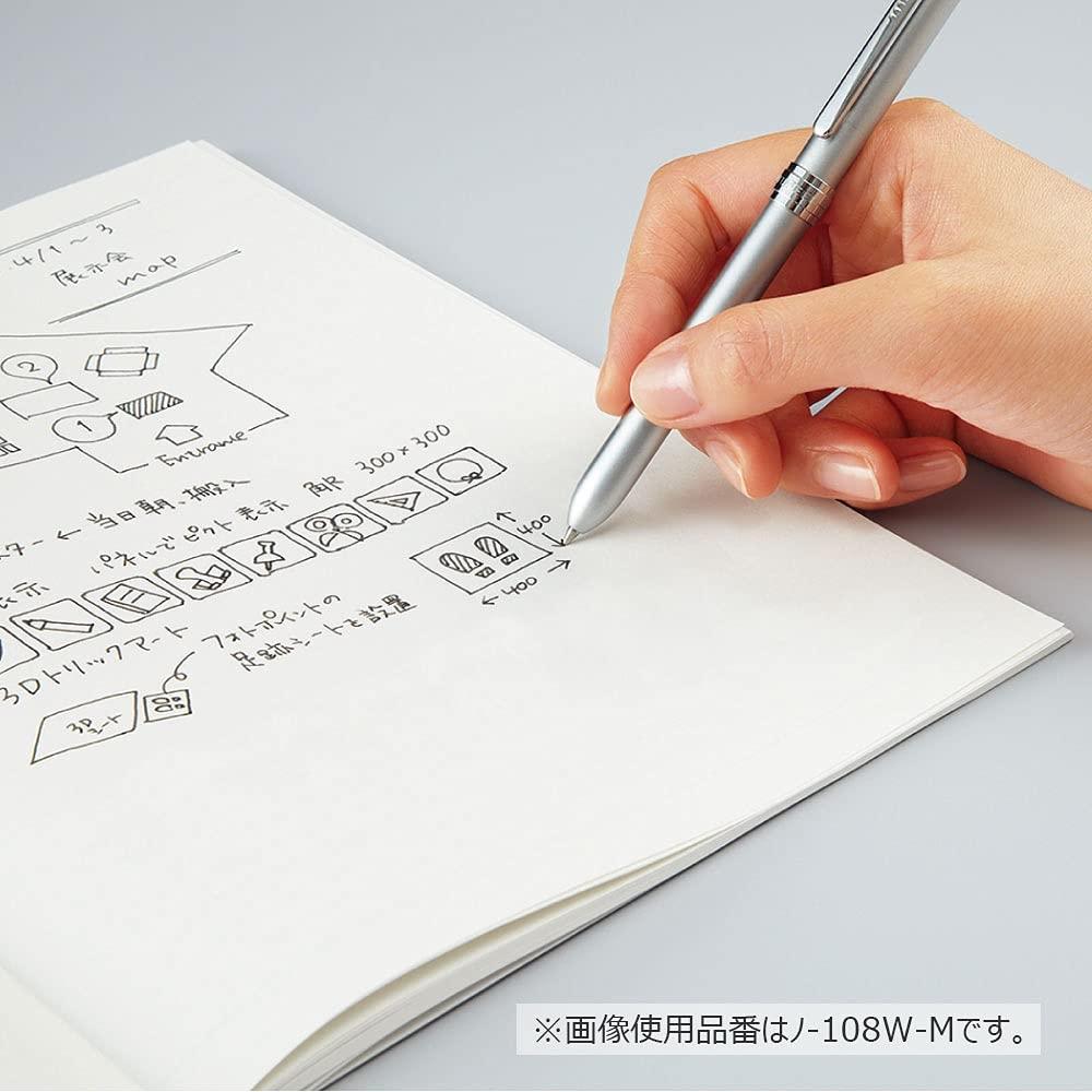 KOKUYO Campus Note Adult Campus Plain A5 80 Sheets 5 Pack No-108W-MX5SET Gray