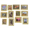 Dollhouse Miniature 1:12 Mini Decorative Accessories Antique Frame Oil Painting