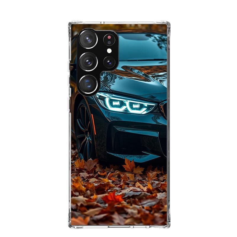 Black White Sport for B-BMW Phone Case For Samsung Galaxy S26 Ultra S23 S24 S25 Edge S20 FE S21 S22 Plus Soft Print Shell Cover