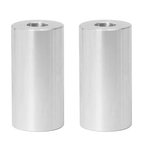 Increased Fire Aluminum Spacer, M8, 8.2mm ID X 20mm OD X 40mm Thick, Set of 2, Round Spacer Screw Standoff