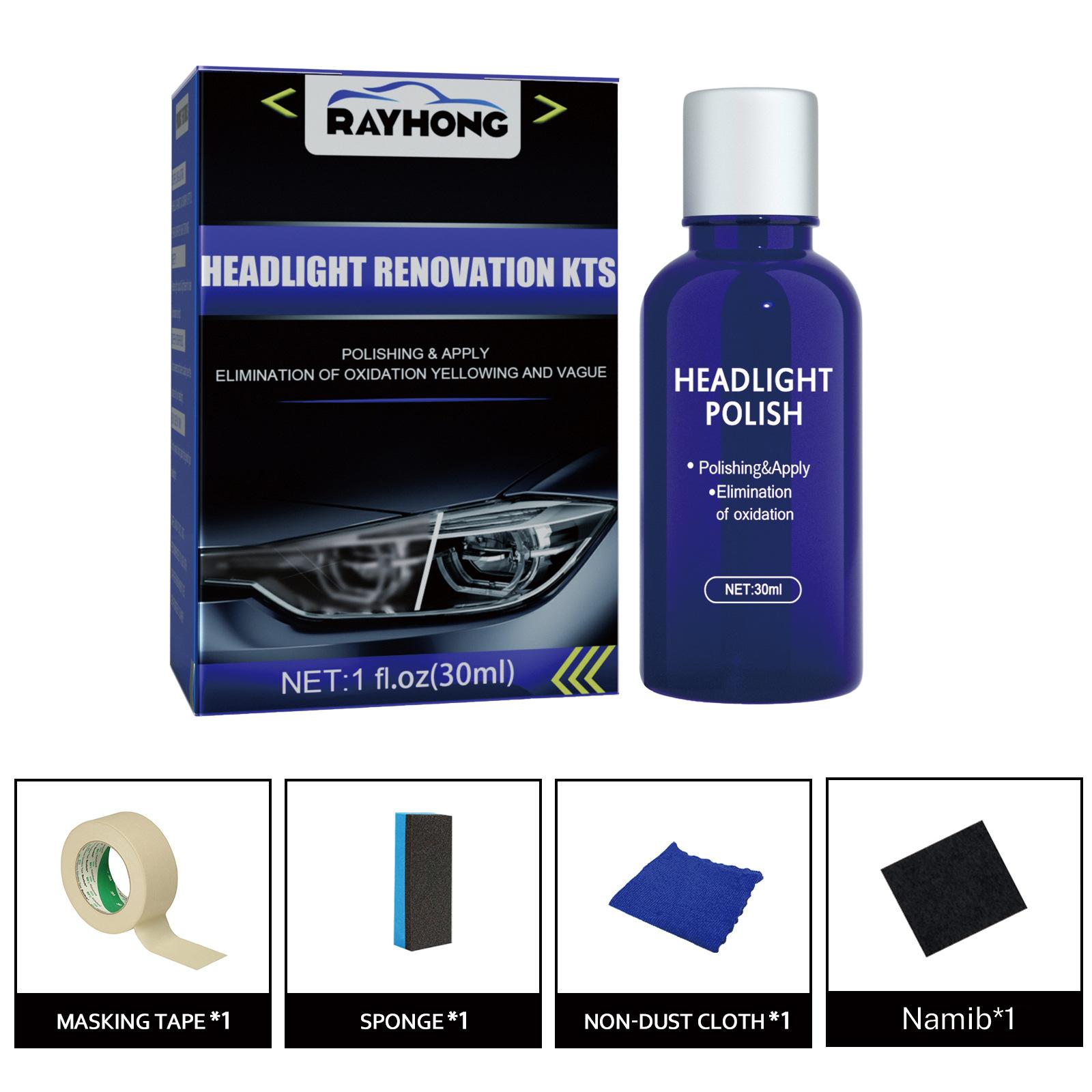 Car headlight repair fluid Car headlight coating renovation and repair agent, headlight crystal coating renovation and repair 30ml