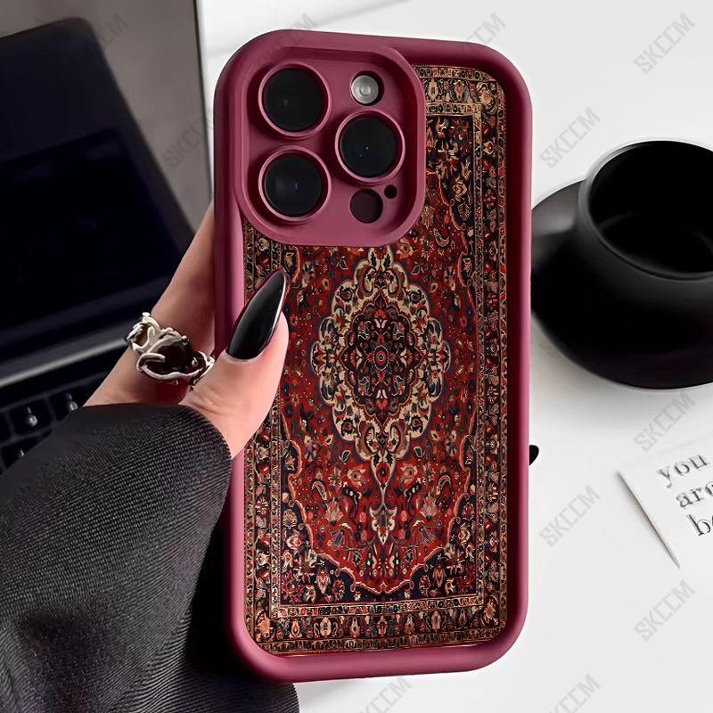 Dark Totem Pattern Silicone Phone Case for Samsung Galaxy S25 Ultra S24 FE S23 Plus S22 S21 S20 A15 A35 A54 A55 5G Soft Cover