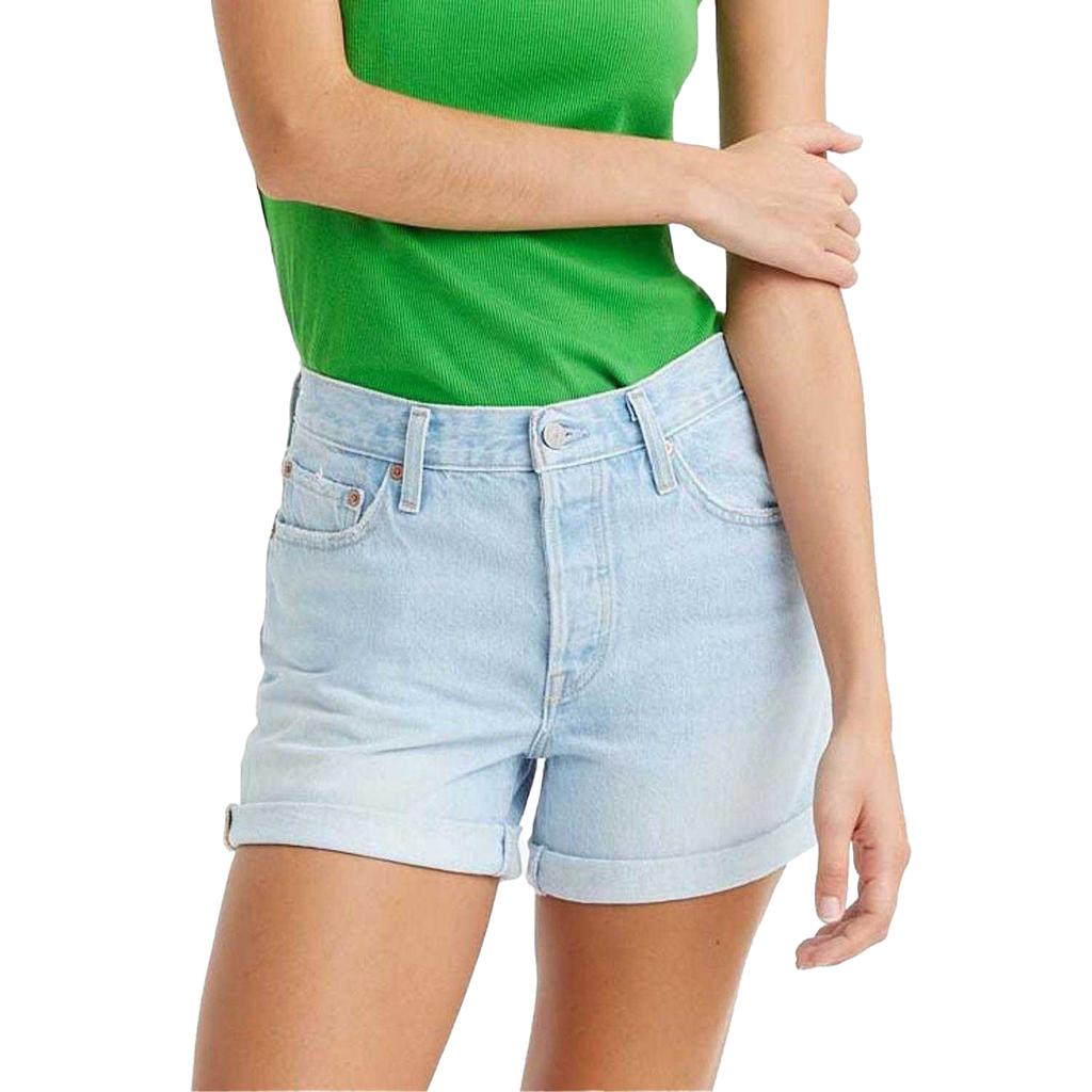 Levis Womens/Ladies 501 Rolled Hem Shorts