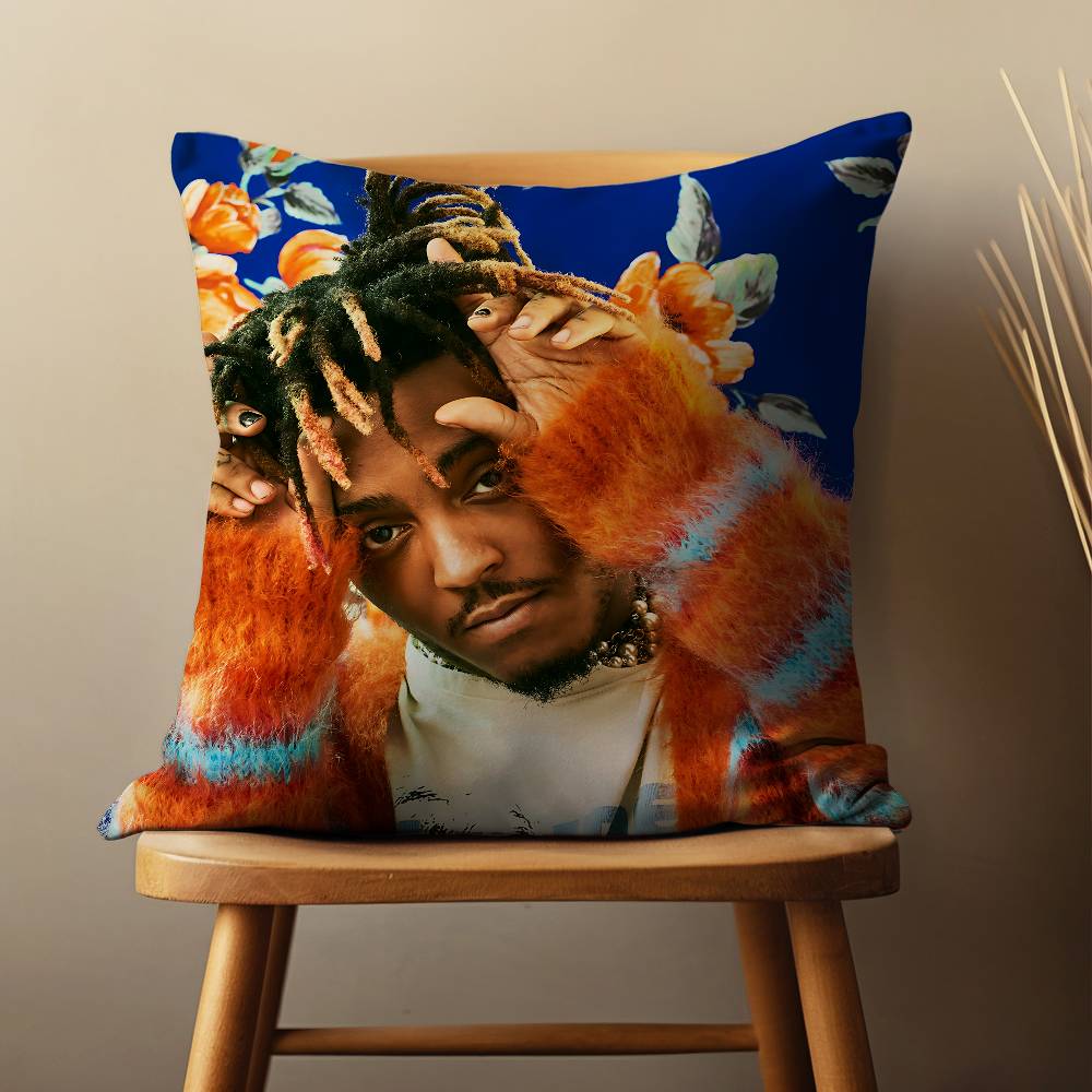 Rapper J-Juice W-Wrld Cool Throw Pillow Case For 45*45cm,55*55cm,30*30cm For Home Bedroom Decoration And Protector