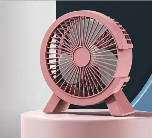 Ultra-Quiet USB Desktop Mini Fan - Portable, Compact for Office or Dormitory Use