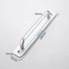 180mm/210mm Length Sliding Door Handle Double Hole Aluminum Alloy Non Perforated Door Handle Durable Smooth Punch-free Pulls