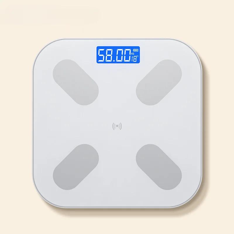 Intelligent Body Weight Scale Household Bluetooth Rechargeable Electronic Scale Human Body Weighing Healthy Weight Scale
