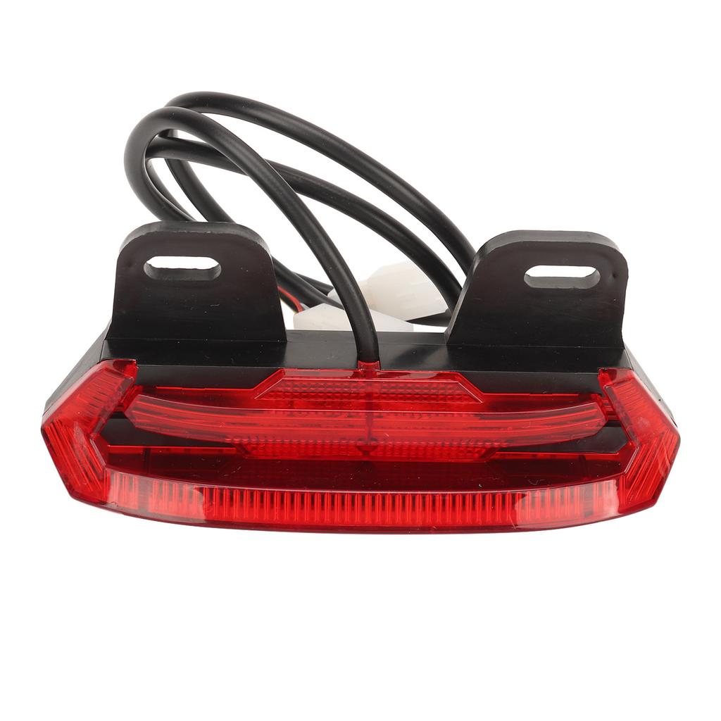 Fahrrad Rücklicht 36?60V LED Wasserdichtes Multifunktions-Fahrradrückwarnlicht für Motorräder