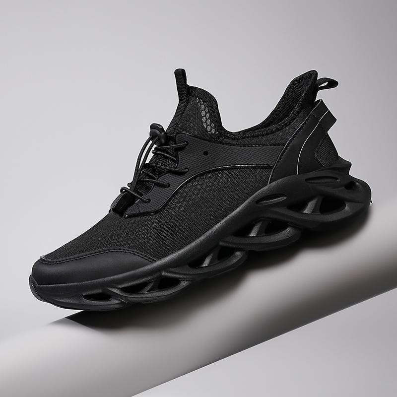 

Мужская обувь, дышащие классические кроссовки для бега для женщин, уличная удобная обувь с сеткой, обувь для парной ходьбы, теннисная обувь для мужчин 39 чёрный