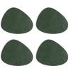 Premium-Teardrop PU Placemats Double-Sided Texture, Waterproof Oil-Proof Set 4Pcs For Dining Table, Home Decor