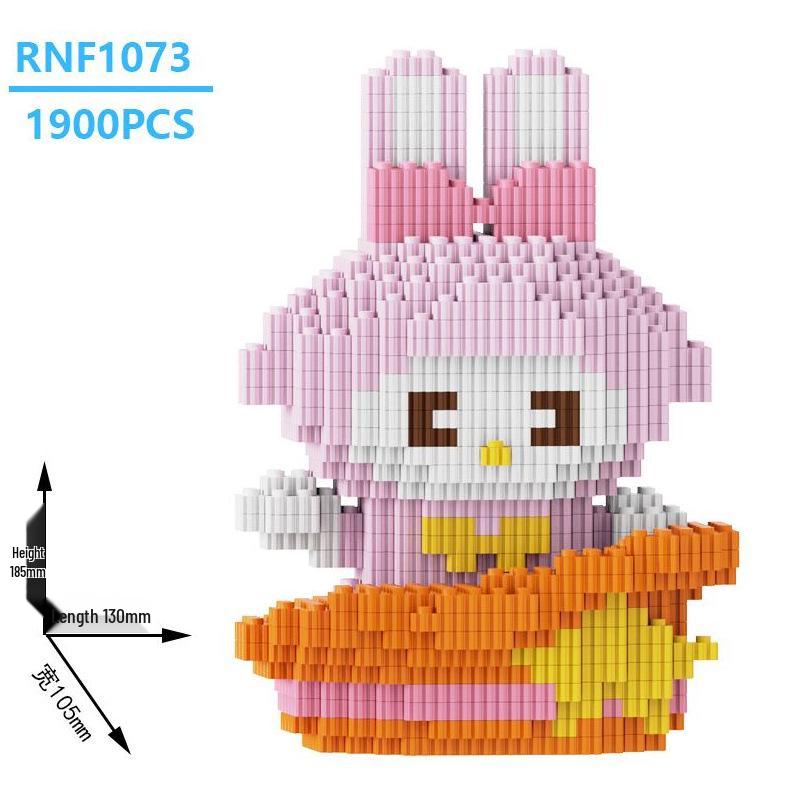 StellaLou Rabbit Building Blocks: High-Difficulty Jigsaw Puzzle Toys for Boys and Girls