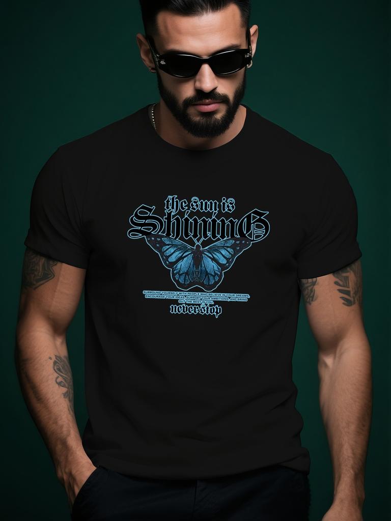 Summer Tshirt - The Sun is the Butterfly Graphic Tee