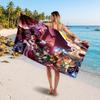 Demon Slayer Printed Swim Towel, Portable Water Absorbent Towel for Beach Camping Daily Bathroom Use