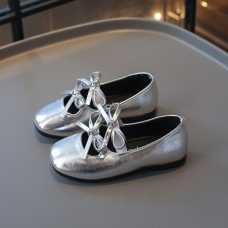 

Girls Korean-style fashion bow-tie leather shoes, new spring and autumn Mary Jane ballet princess shoes, loafers 23