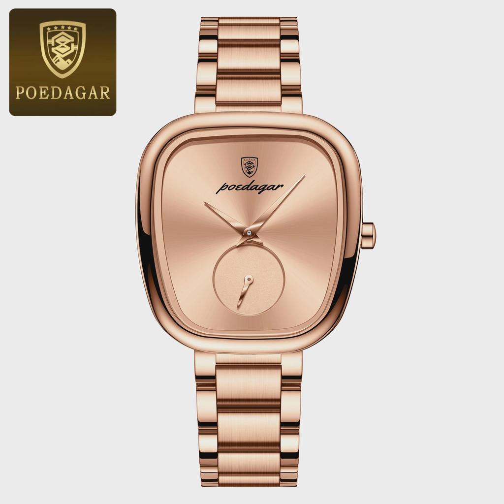 Luxury Ladies Watch Stainless Steel Waterproof Quartz Watch High Quality Female Clock Elegant Women's Watches