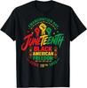 Juneteenth African 1865 American Freedom Black History T-Shirt