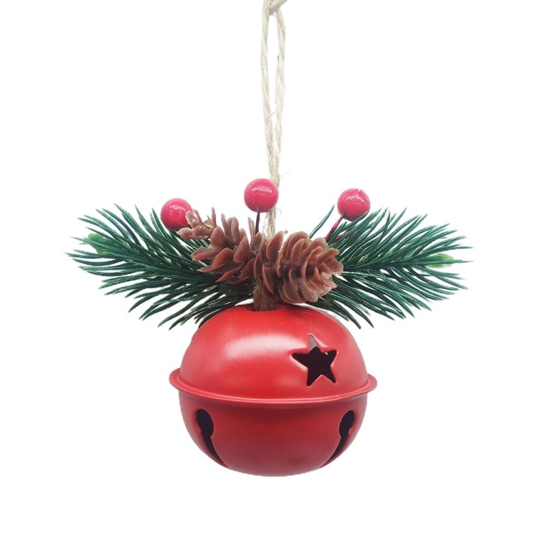 Weihnachtsglocken Feiertagsparty-Zubehör für Weihnachtsbaumdekorationen für Tempel, Türklinke, Hundetraining für das Töpfchen