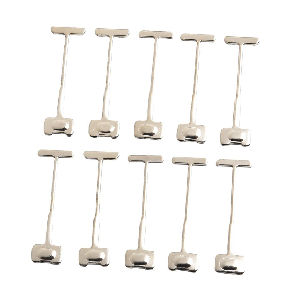 100 szt. Stalowe Kołki Do Poziomowania Płytek Podłogowych Ściennych Pozycjonowania Płytek Ceramicznych Leveler Kształtu T Wyrównywacz Korekcyjny Płytek Brukowych