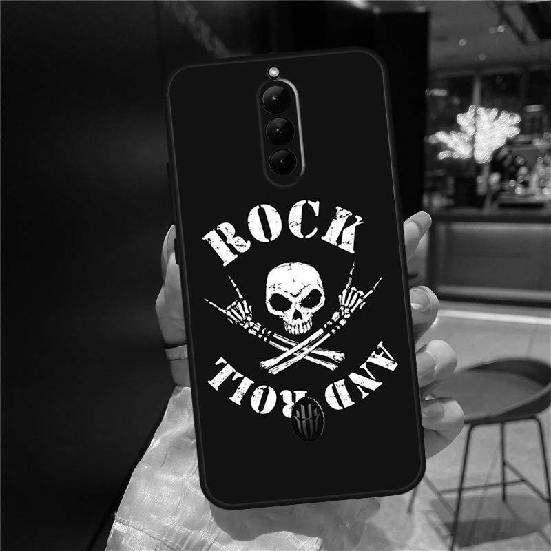Rock and Roll Skull Case For ZTE Nubia Red Magic 8 8S 9 9S 10 10S 11 Pro Plus 6 7 6S 7S For RedMagic 10 Air Cover