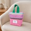 Handheld Mesh Storage Bag Multi-Functional with Two Zippered
