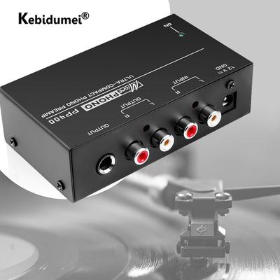 Ultra-Kompakte Phono-Vorverstärker Vorverstärker Mit Rca Eingang & Ausgang 1/4 Zoll TRS Schnittstellen Preamplificador Plattenspieler Preamp PP400