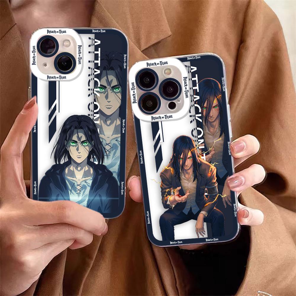 A-Attack On Titan Allen Clear Phone Case For VIVO S1 V20 V21 V21E V23 V23E V25 V27 V27E V29E V30E V30 V40 V50 V60 Case Cover