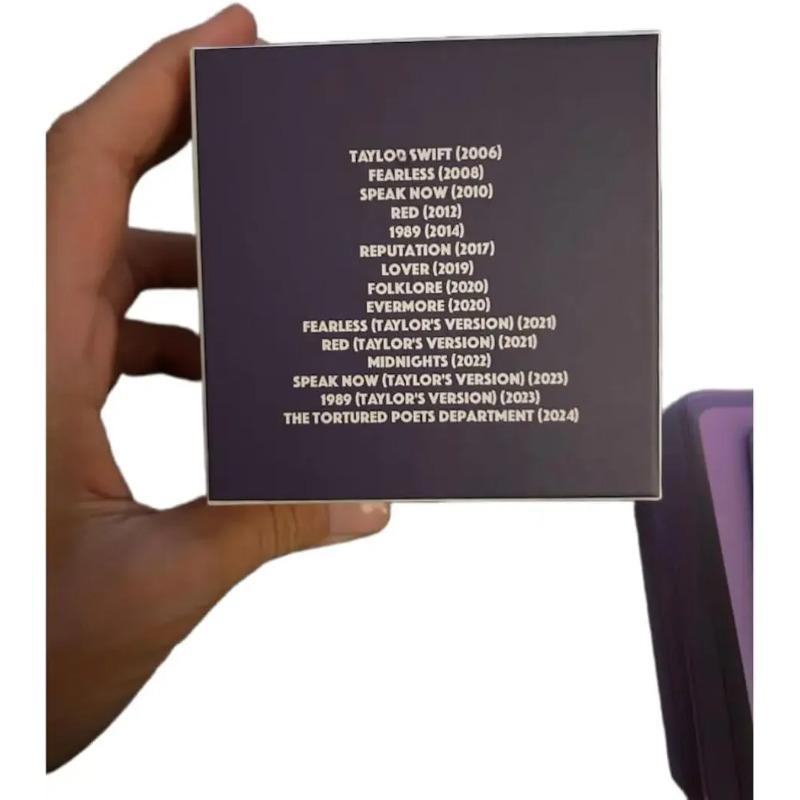 Tüm Swftties için Nihai Oyun Gecesi Keyfi Swfttie Şarkı Sözü Meydan Okuma Kart Oyunu, Parti Malzemeleri Çift Taraflı Kartlar