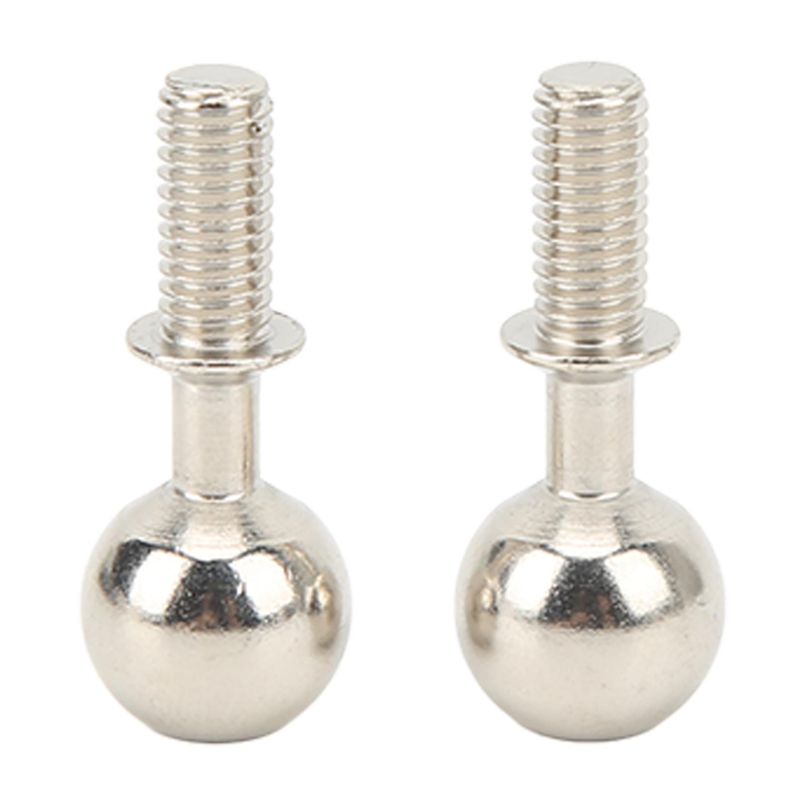 

2Pcs RC Pivot Ball Steel Rust Wear Resistant RC Car Accessories for 17 18 RC Cars