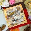 Cross-Border European & American Character Planner Stickers: Die-Cut PET Adhesive Tape Box