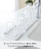 Yamazaki Resin Glass Slim Glass Mug 2604 Stand, & Stand, Tower, White,