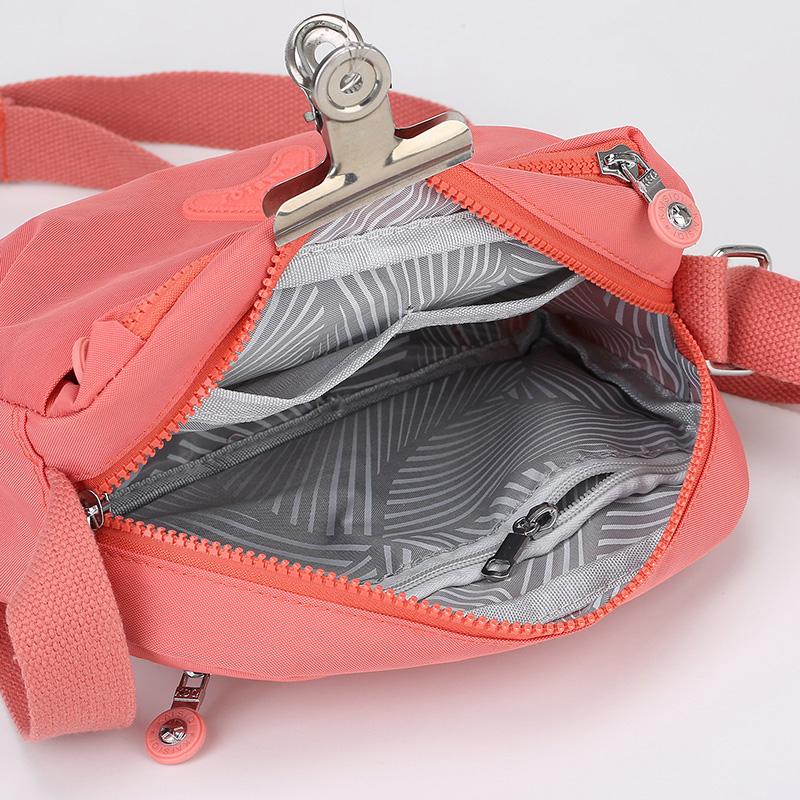 Women's Multi-Pocket Shoulder Bag Nylon Small Bag Lightweight Crossbody Bag