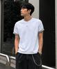 Peideu Pd Basic Roll-Up Crop Short Sleeve Tee White