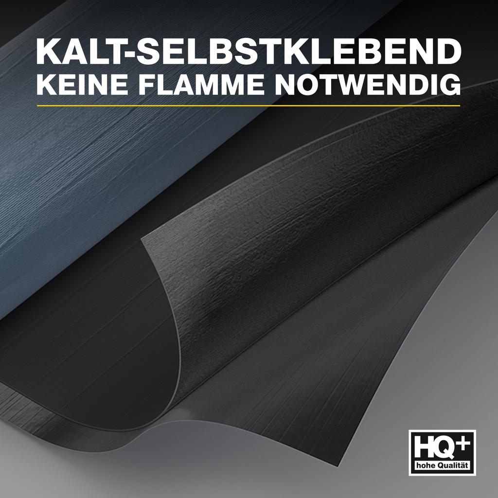 IsolBau Self-Adhesive Bituminous Membrane Roofbahn 5m² RAL 7016 Anthracite