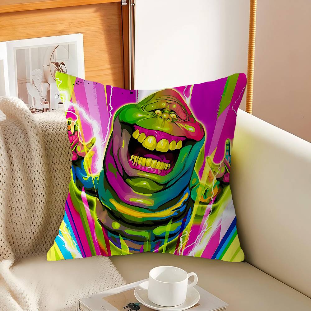Halloween Skräck Spöke Cool Grön Monster Kuddfodral Design Kuddfodral Dekor Högtidsdekoration