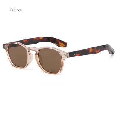 Original Brand Design Pc Frames Gradient Tiny Sunglasses Women High Quality Uv Brown  Masculino Eyewear Men
