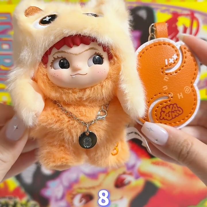 Genuine Wakuku V3 On A Roll Series Blind Box Cute Vinyl Plush Doll Trendy Toy Mystery Box Pendant  Birthday Xmas Girl Gifts