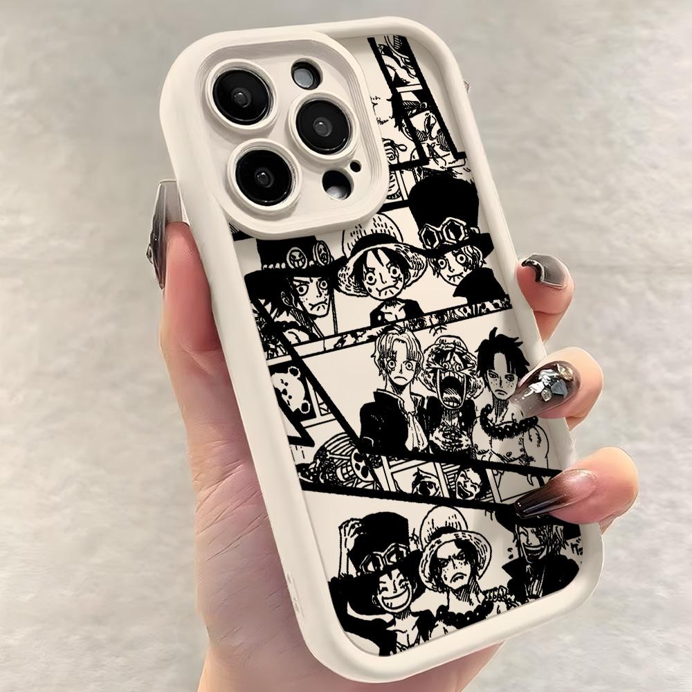 Ones Pieces Luffys Zoros Phone Case for Samsung S26 S25 S24 S23 S22 S21 S20 F06 M16 Note 20 FE Plus Ultra 4G 5G Soft Silicone