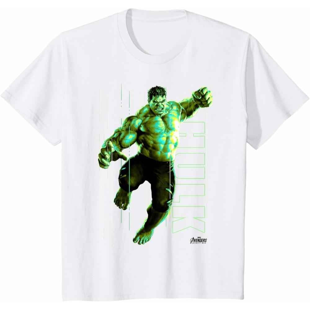 Hulk Avengers Marvel TShirt Unisex Short Sleeve Cinematic Style Premium Cotton Loose Fit Crew Neck Casual Top for Men