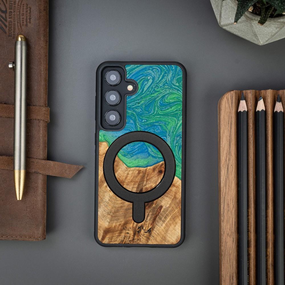 Bewood Unique case for Samsung Galaxy S24 - Neons - Tokyo with MagSafe