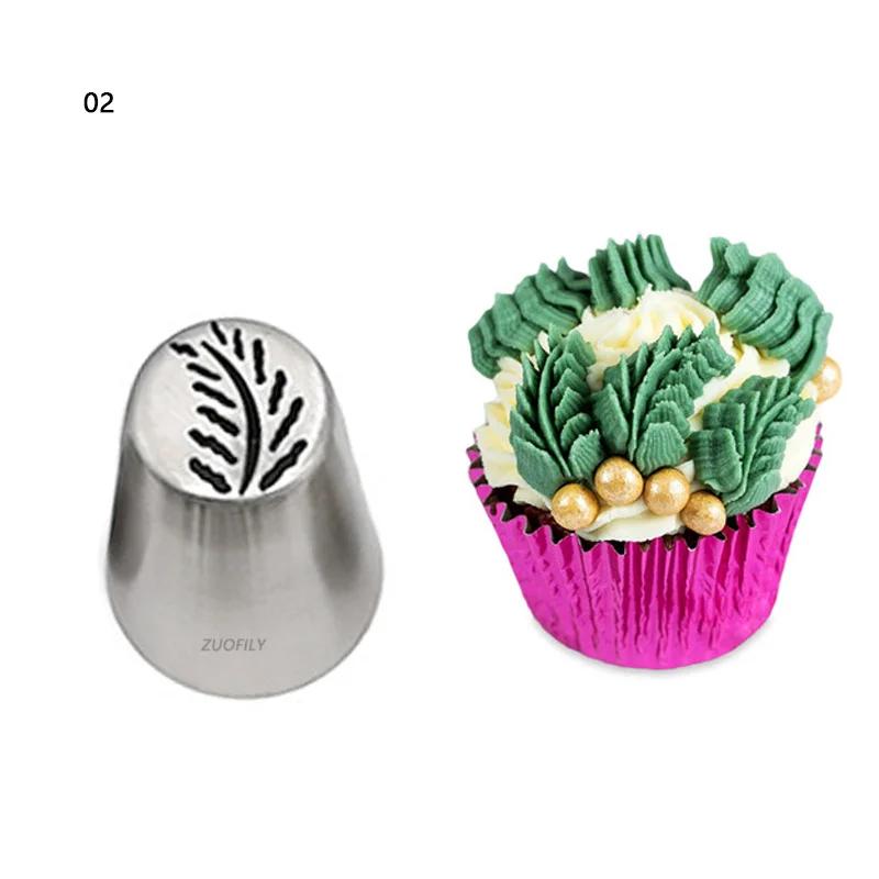 Russian Tulip Icing Piping Nozzle Cake Decoration Cream Tips DIY Cake Bakeware Tool Cupcake Christmas Tree Santa Pastry Nozzles