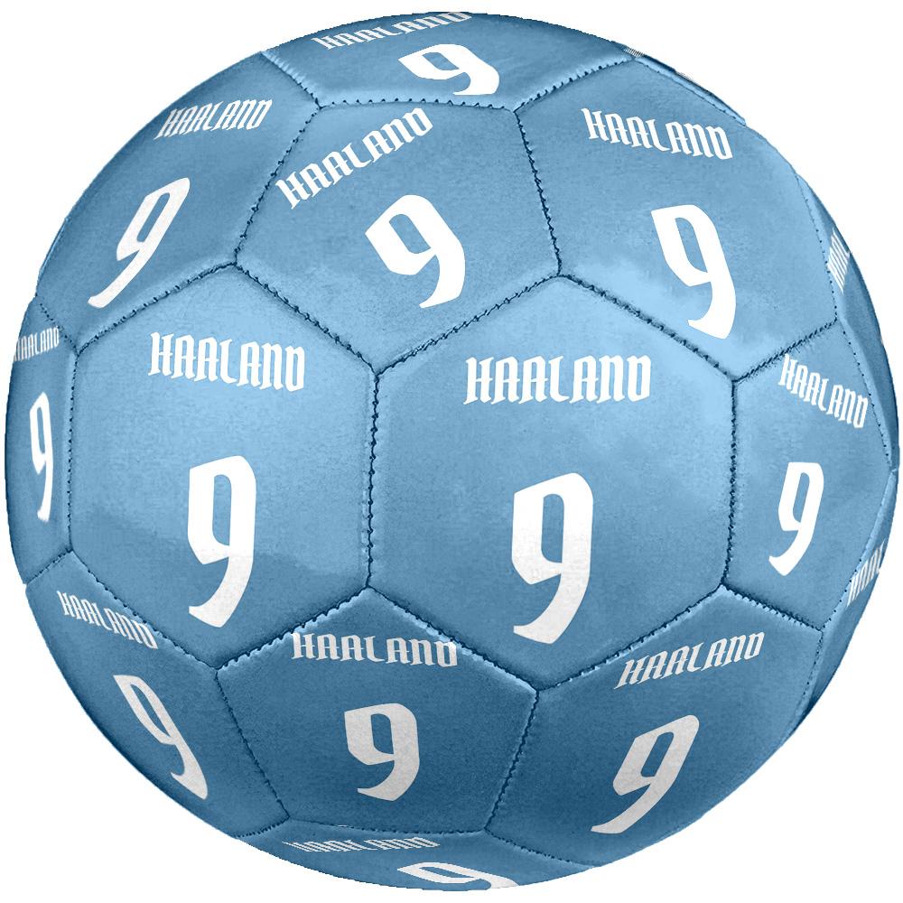 Pallone da Calcio Haaland Manchester City Debutto Taglia 5 Cucito a Macchina Universale Indoor/Outdoor per Accessori da Calcio